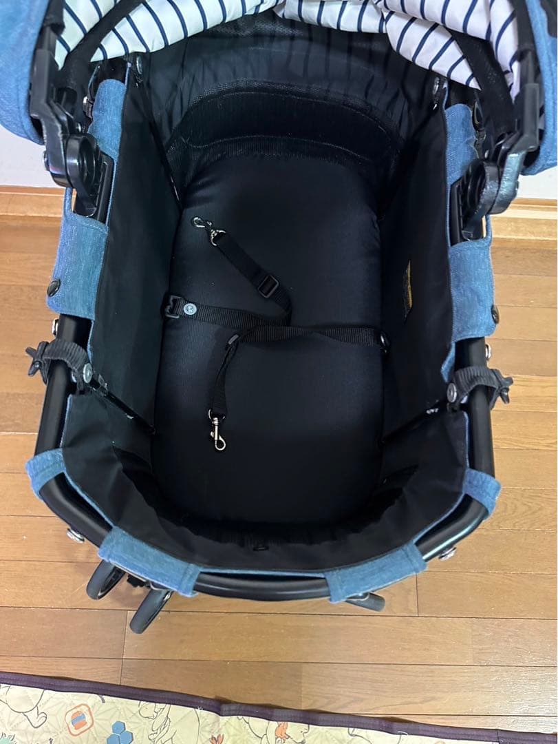 本日限定価格！！コンビ ミリミリEG Longペットカート デニムブルー