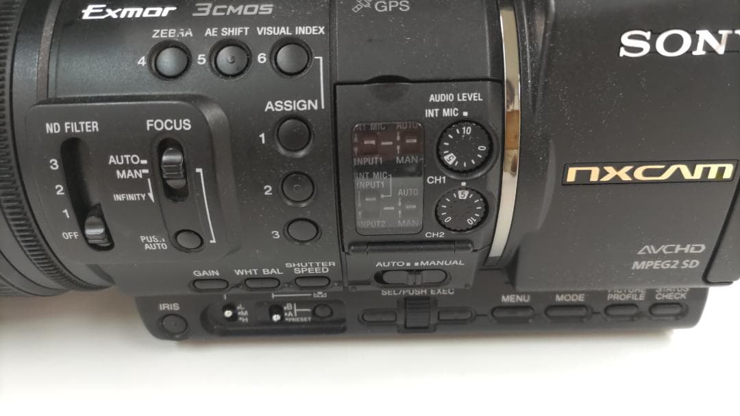 SONY 業務用ビデオカメラHXR-NX5J 本体【ジャンク】