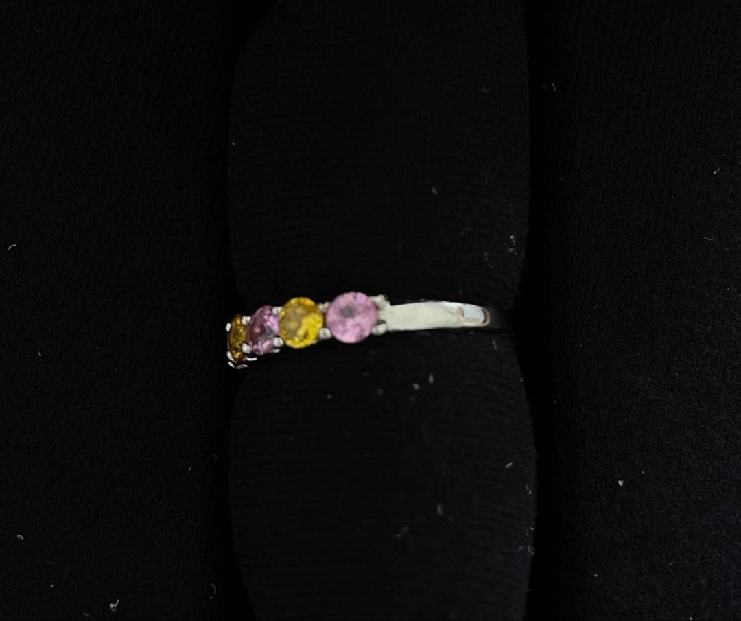 ダンプママ様　カラーサファイア　エタニティリング