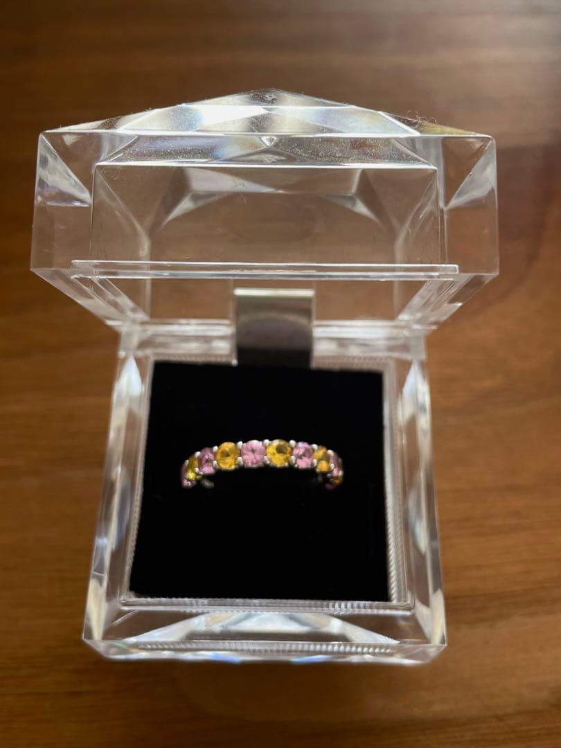 ダンプママ様　カラーサファイア　エタニティリング