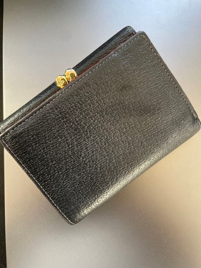 VIVIEN WESTWOOD 美品 がま口 3つ折り財布 ブラック