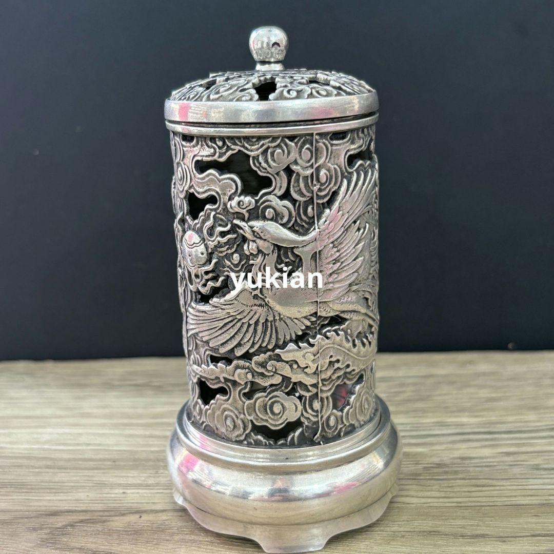 铜器 龙凤呈祥香炉 香道具 装飾品 工芸品 美術品置物