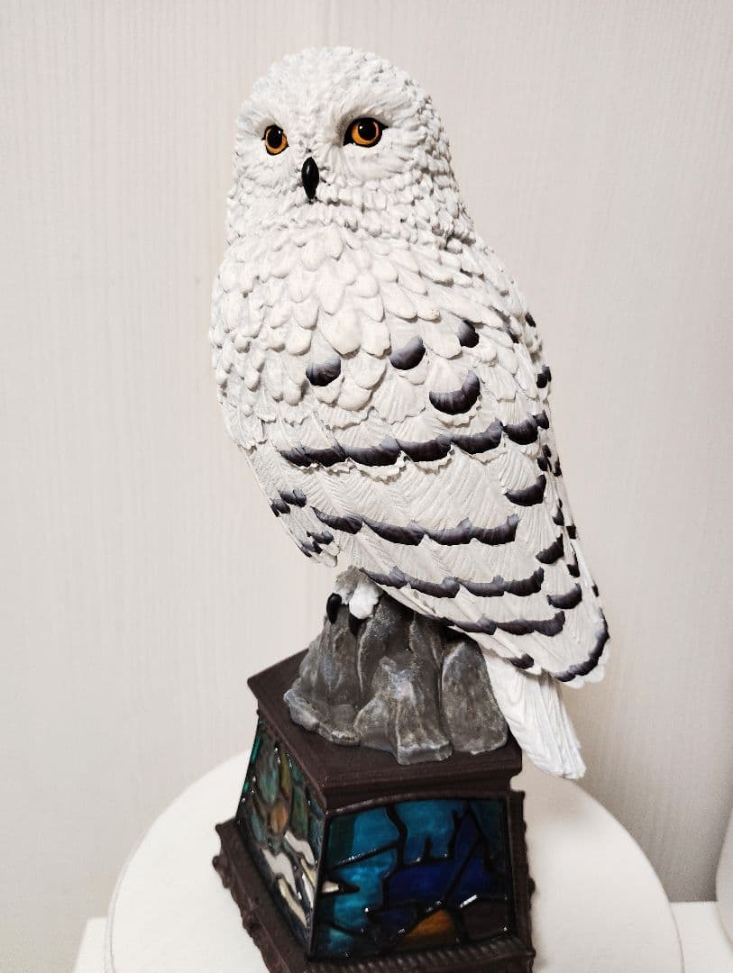 ハリーポッター ヘドウィグ オルゴール ステンドグラス柄 インテリアにも