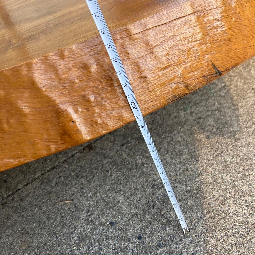 けやき一枚板　天然木テーブル　座卓　台座　欅ローテーブル