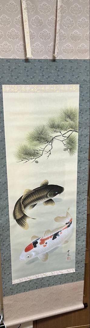 掛け軸12本　桐箱セット　銀座トップアート