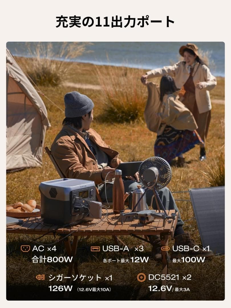 【新品】EcoFlow  2 Pro ポータブル電源 768Wh