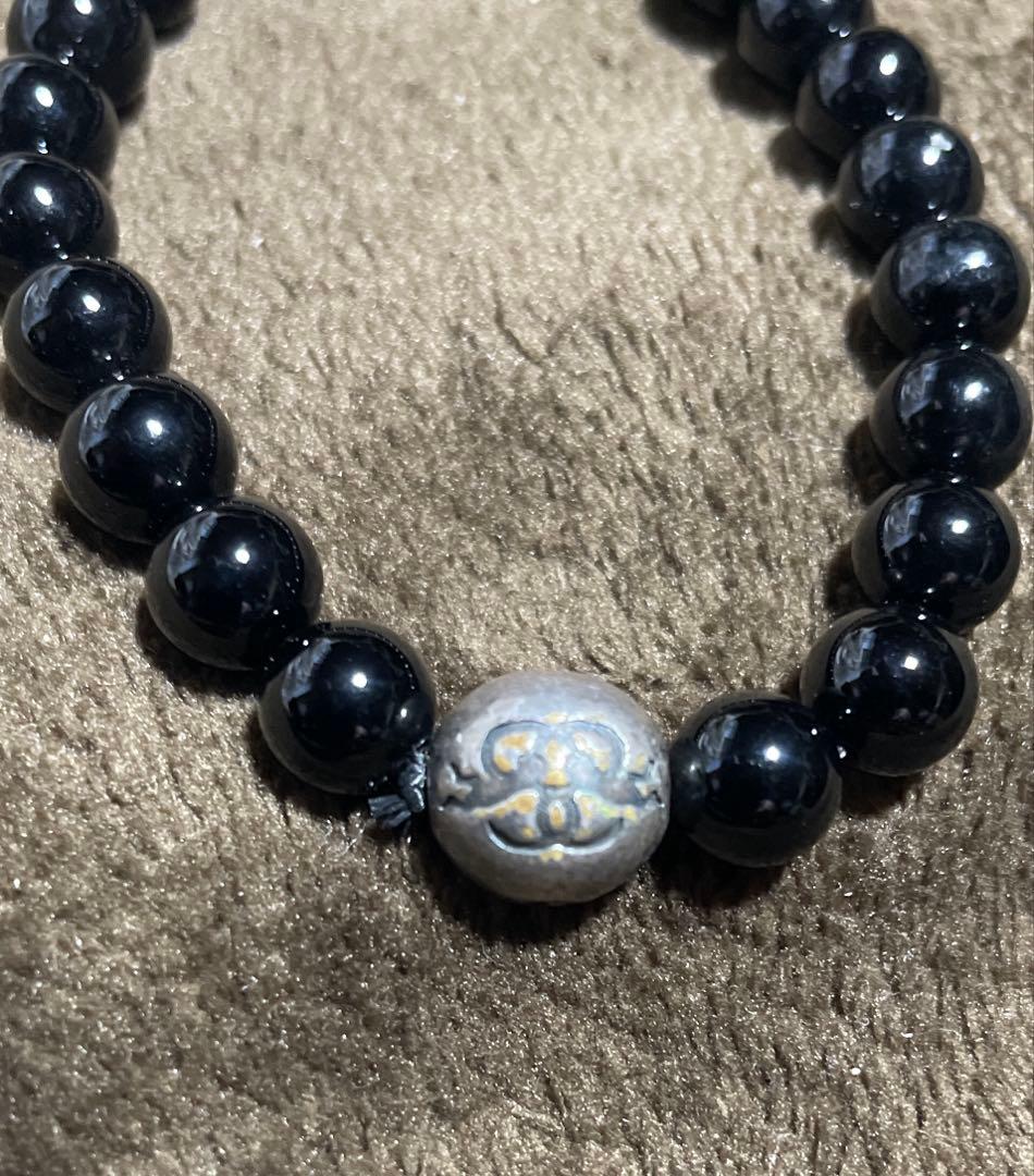 STUSSYxJAM  MADE ロゴ　ストーンシルバーブレスレット希少