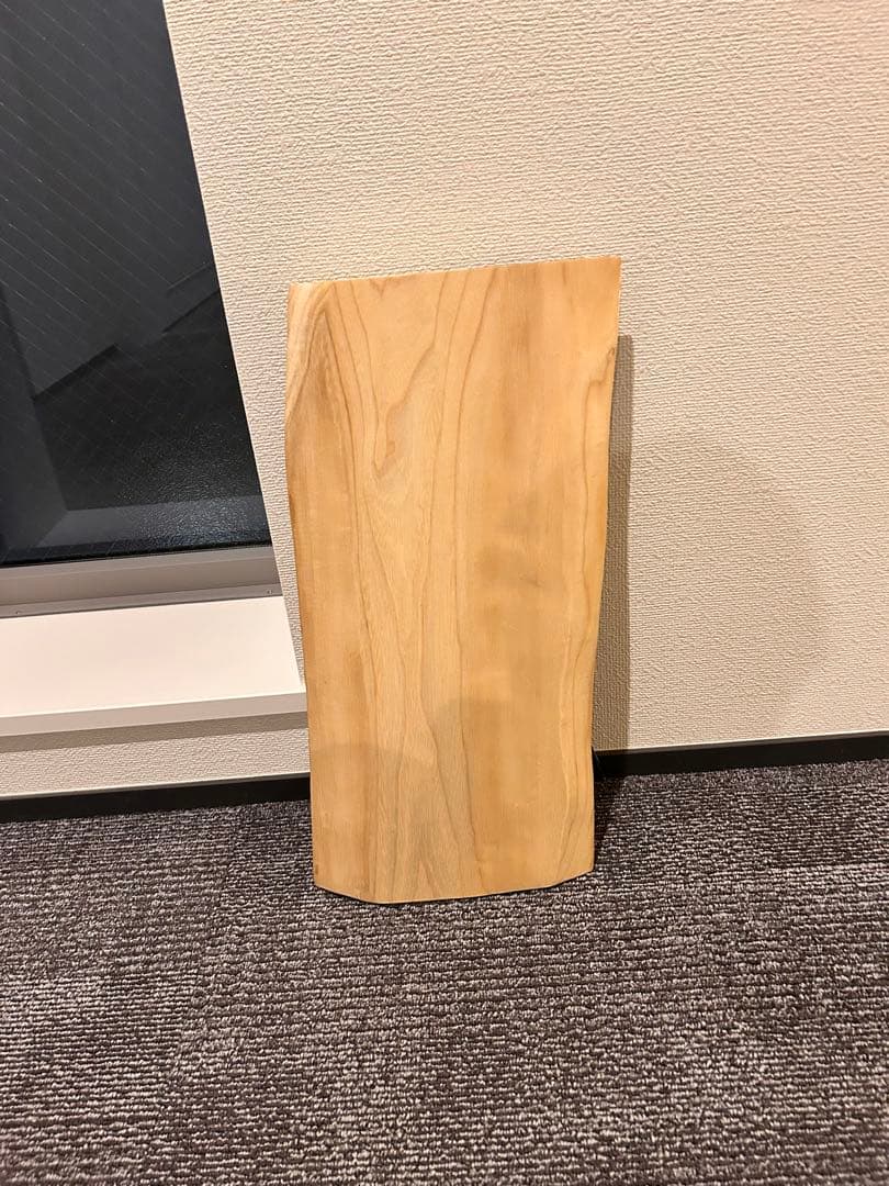 国産栓の木　折りたたみ机　一枚板　ハンドメイド