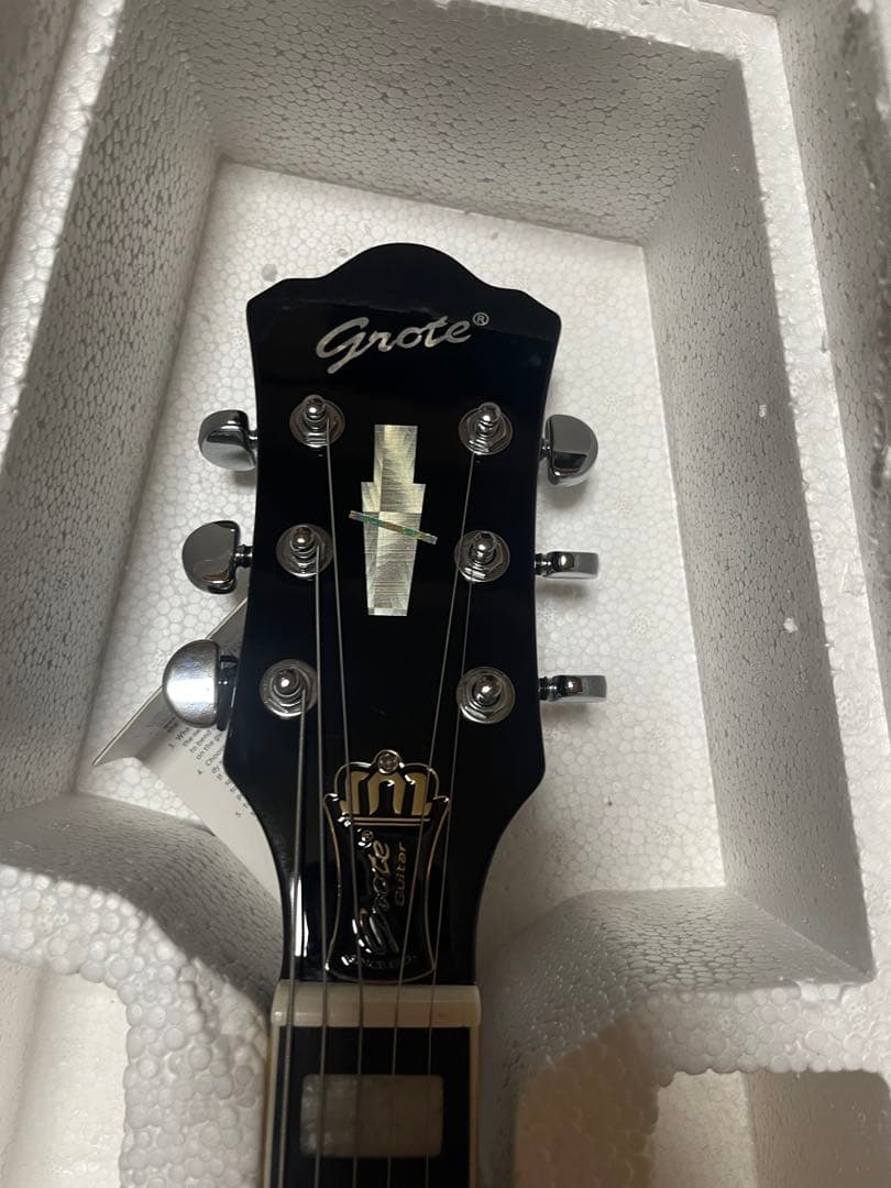ギター GROTE Jazz Electric Guitar Semi-Hollow
