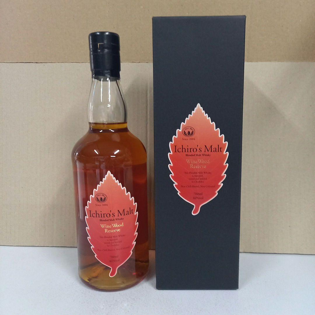 イチローズモルト◼️ワインウッドリザーブ▲WWR●46％★700ml⭐1本箱付き