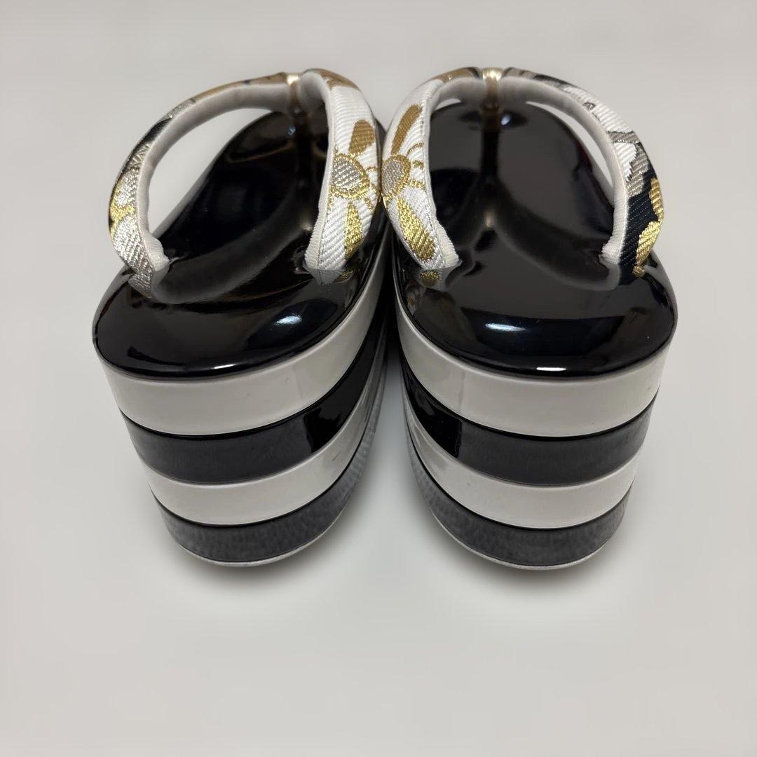 花柄バッグと草履セット　成人式　Lサイズ