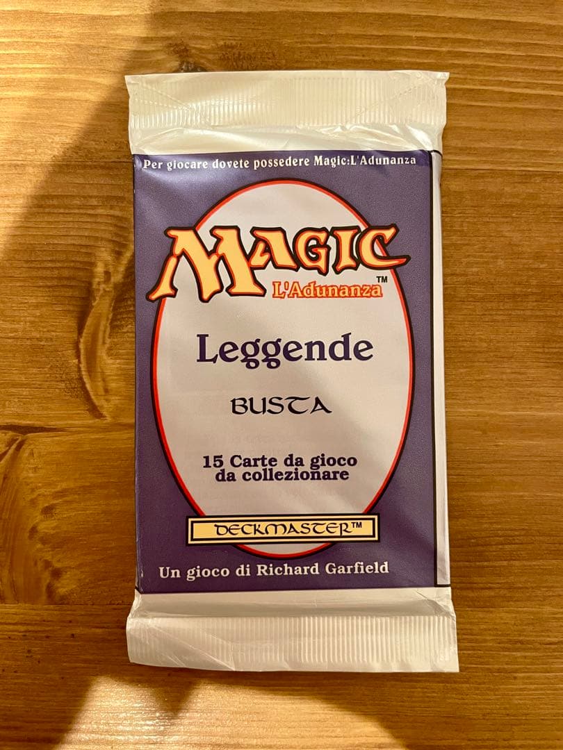 Legends レジェンド 未開封 ブースターパック it イタリア語 MTG
