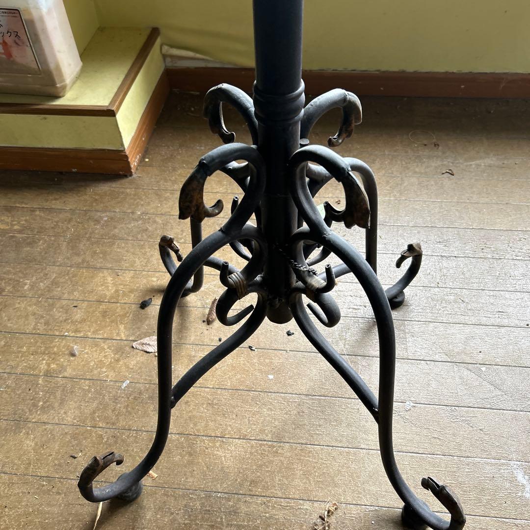 ビンテージ？30年前に購入　ダークブラウン円形木製ハイテーブル　60㎝