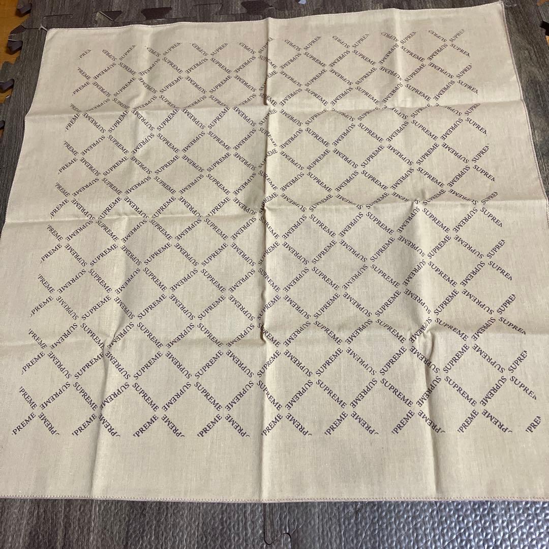 Supreme バンダナ 2枚セット べージュ　黒