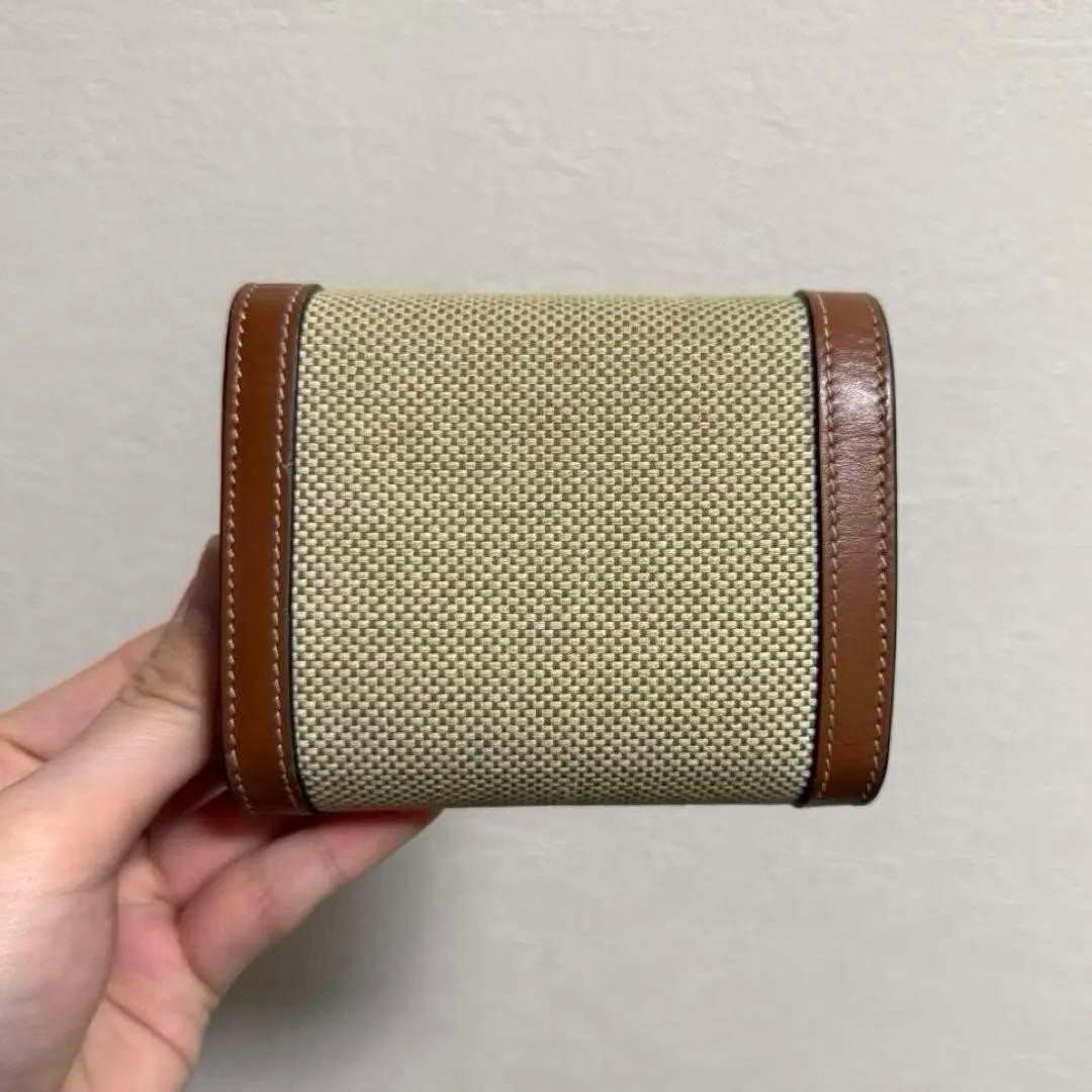 【美品】CELINE 三つ折り財布 トリオンフ