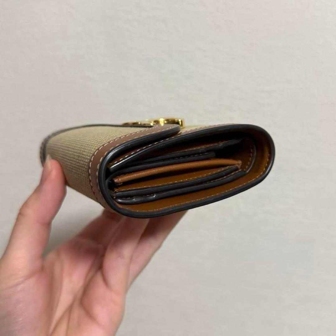 【美品】CELINE 三つ折り財布 トリオンフ