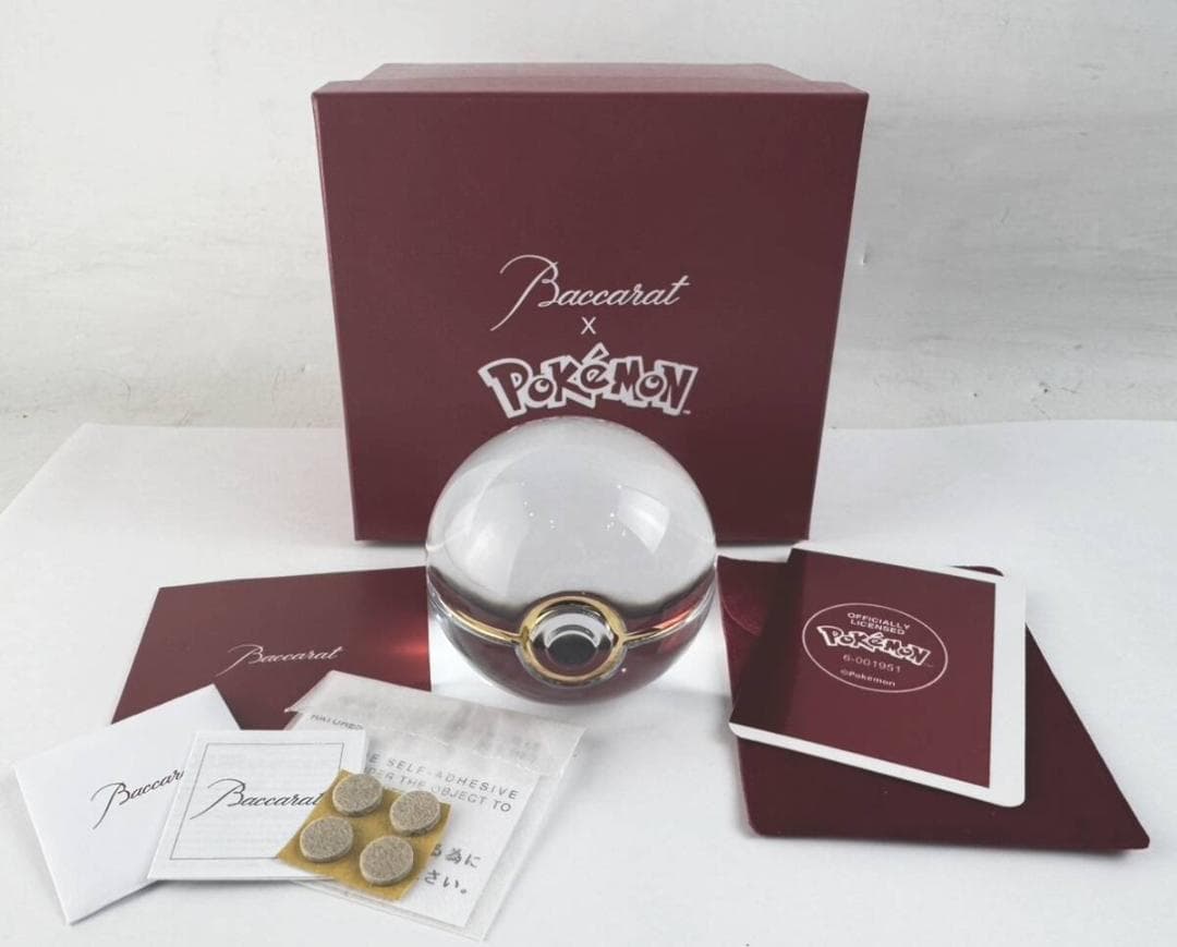 バカラ モンスターボール☆ポケモンコレクション クリスタルガラス フィギュリン