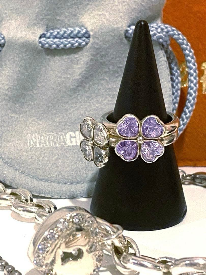 ナラジョイエ メッサジオ リング クローバー 限定 シルバー