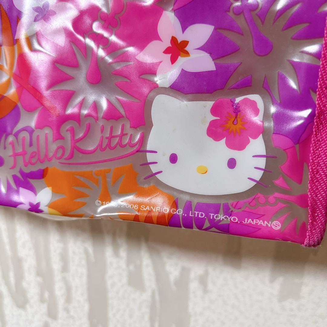 ☆レア☆ハローキティ ビニールバッグ ハイビスカス 平成レトロ ギャル 2006