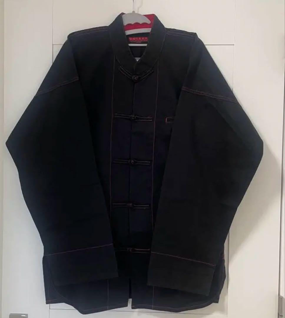 M.W.O.B.H.M チャイナ風 ノーカラージャケット 黒