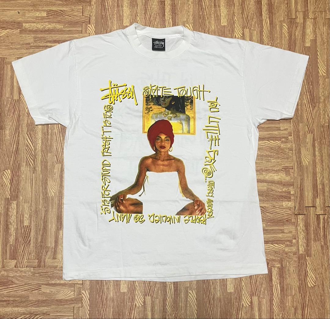 STUSSY × SADE Tシャツ 復刻 USA製 両面プリント XL