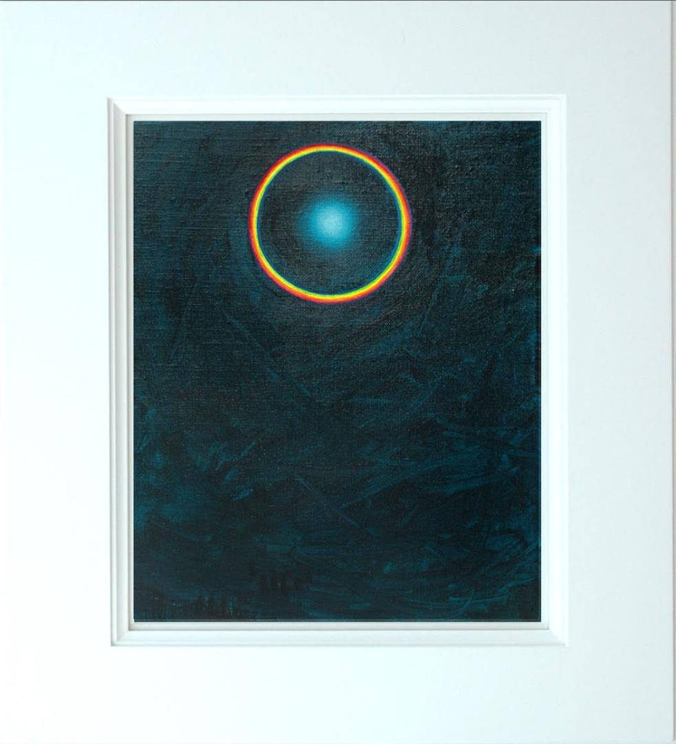 油絵 菅家令子 絵 絵画インテリア額付(銀) F3-GB62023 風景祈り希望