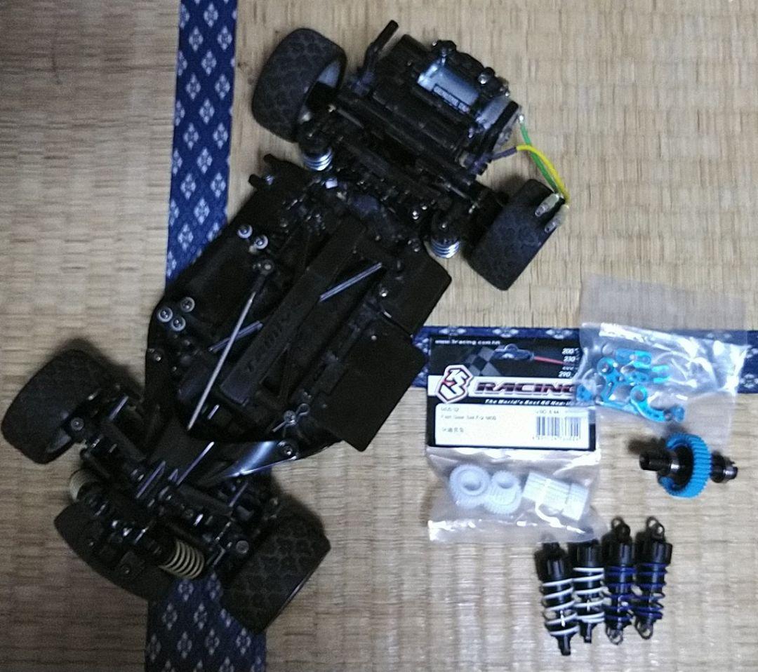 タミヤ M06 Mシャーシ フルベアリング等オプション付き メカ無し