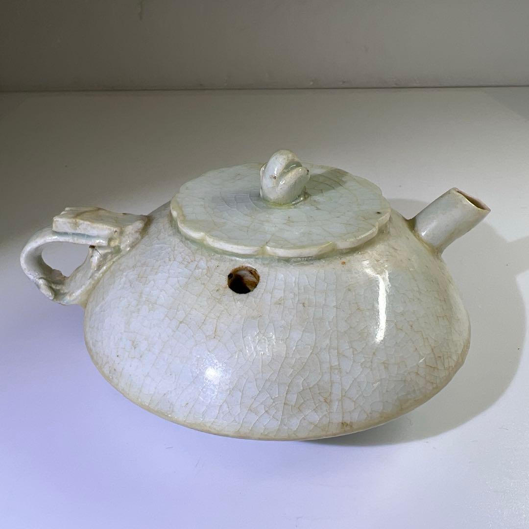 中国宋時代　影青急須型水滴　幅約12㎝　東Y7-0715⭐︎2F タエサ