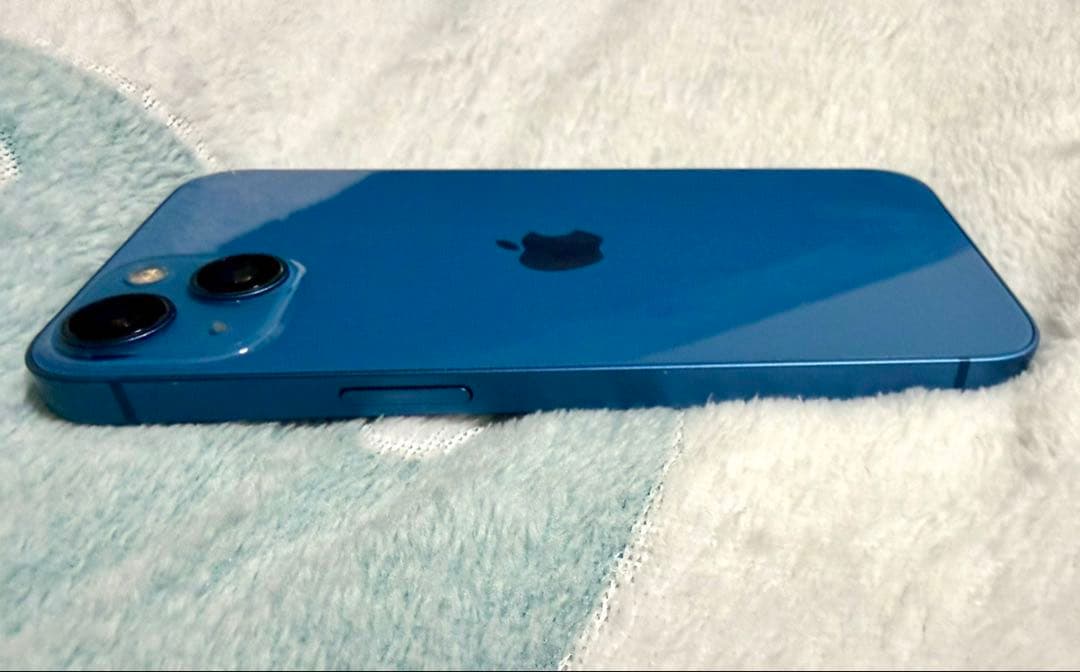 【美品】iPhone13本体 ブルー 128GB バッテリー91% SIMフリー