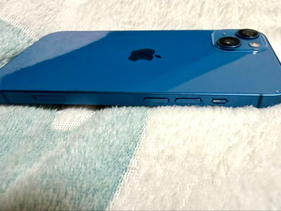 【美品】iPhone13本体 ブルー 128GB バッテリー91% SIMフリー