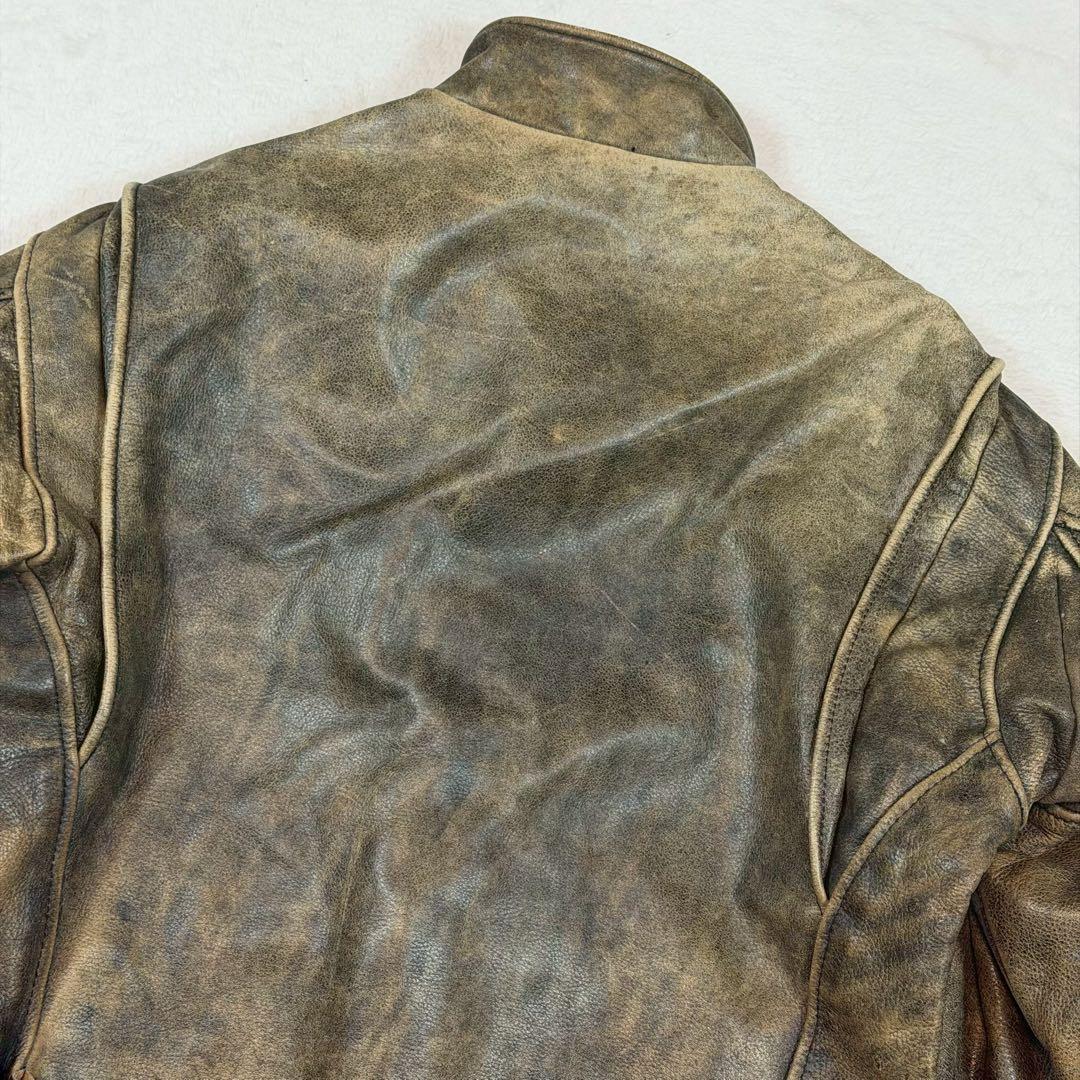 SIZE40 B-McCOY'S ライダースジャケット ステアハイド Lサイズ