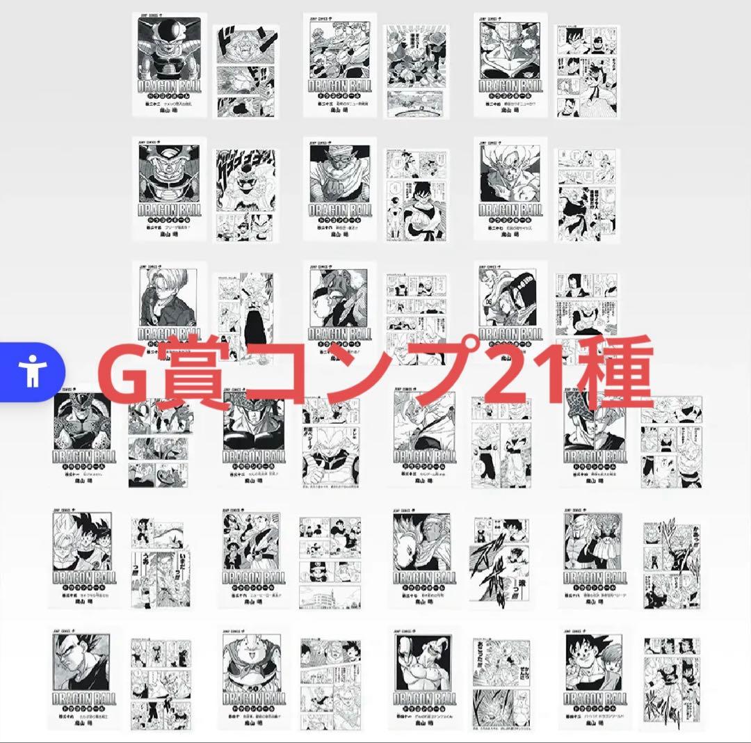 ドラゴンボール 一番くじ 40周年 其之二 G賞 クリアファイル コンプリート
