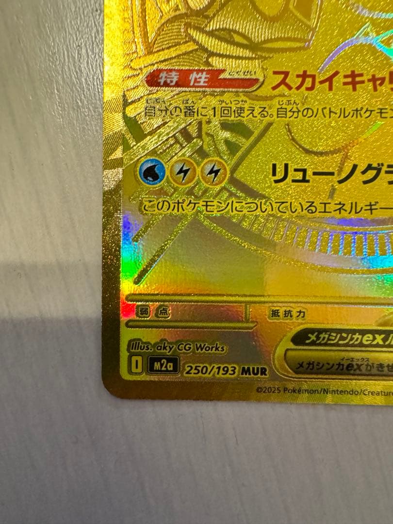 メガカイリューex MUR ホロカード HP370