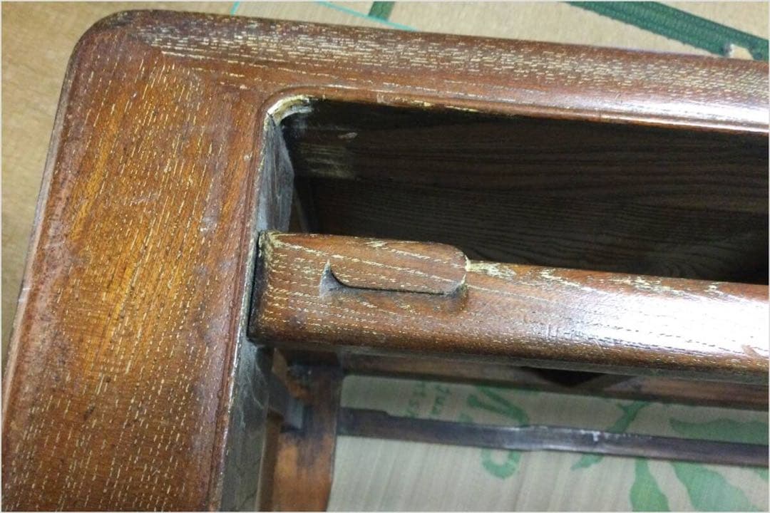 旧家　昭和レトロ　欅けやき　玉杢一枚天板・大座卓の逸品　美品