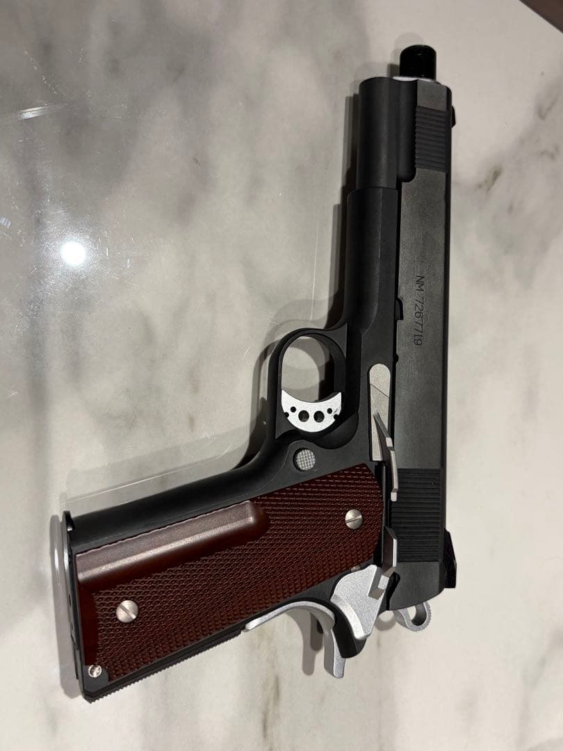 ウエスタンアームズ製　スネークマッチ1911 サプレッサー付