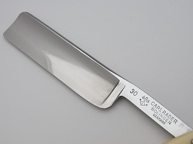 未使用 西洋剃刀 名工 Carl Rader 30  カミソリ かみそり レザー