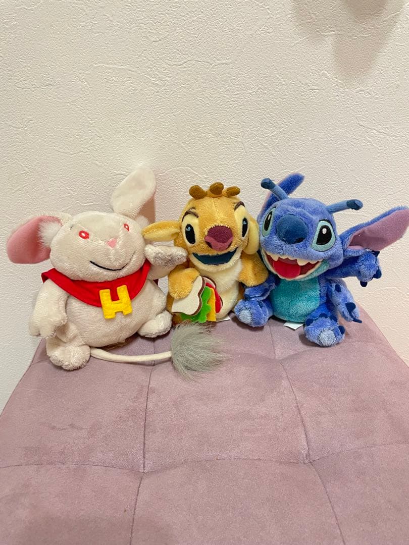 スティッチ ディズニーストア　ぬいぐるみセット