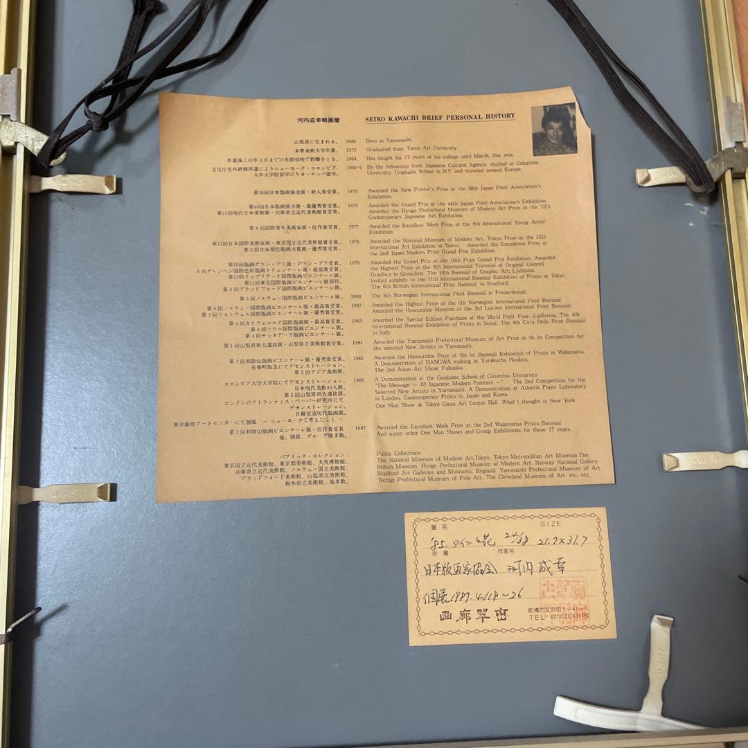 ベルナールビュッフェリトグラフアイリス