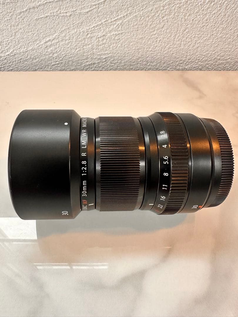 美品　FUJIFILM XF 30mm F2.8 R LM WR Macro