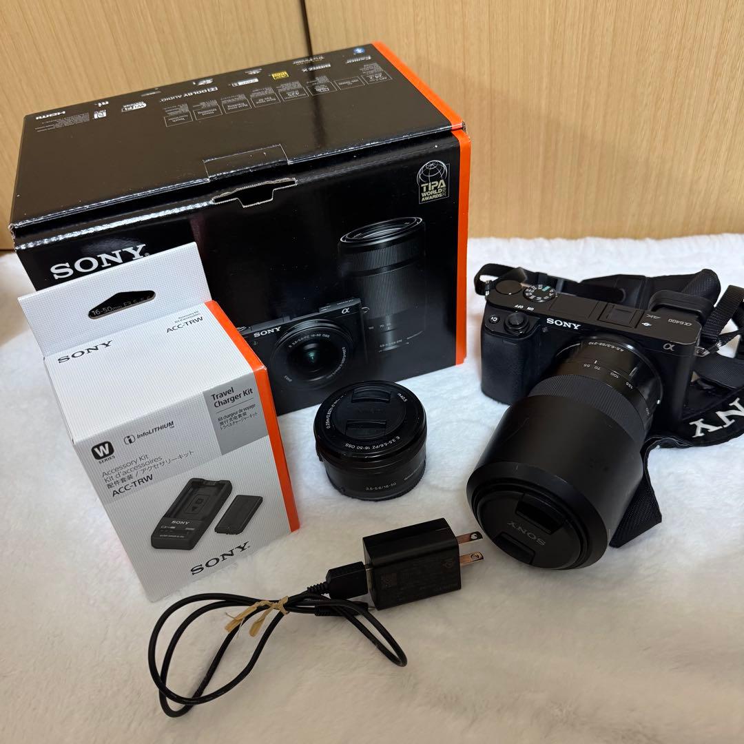 SONY α6400 ミラーレスカメラ ダブルズームレンズキット