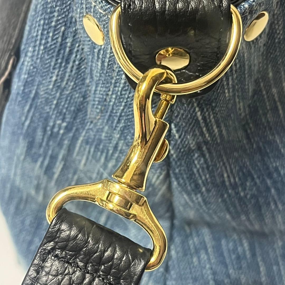 ✨未使用級✨　ATAO エルヴィ　ショルダーバッグ　デニム　ハンドバッグ