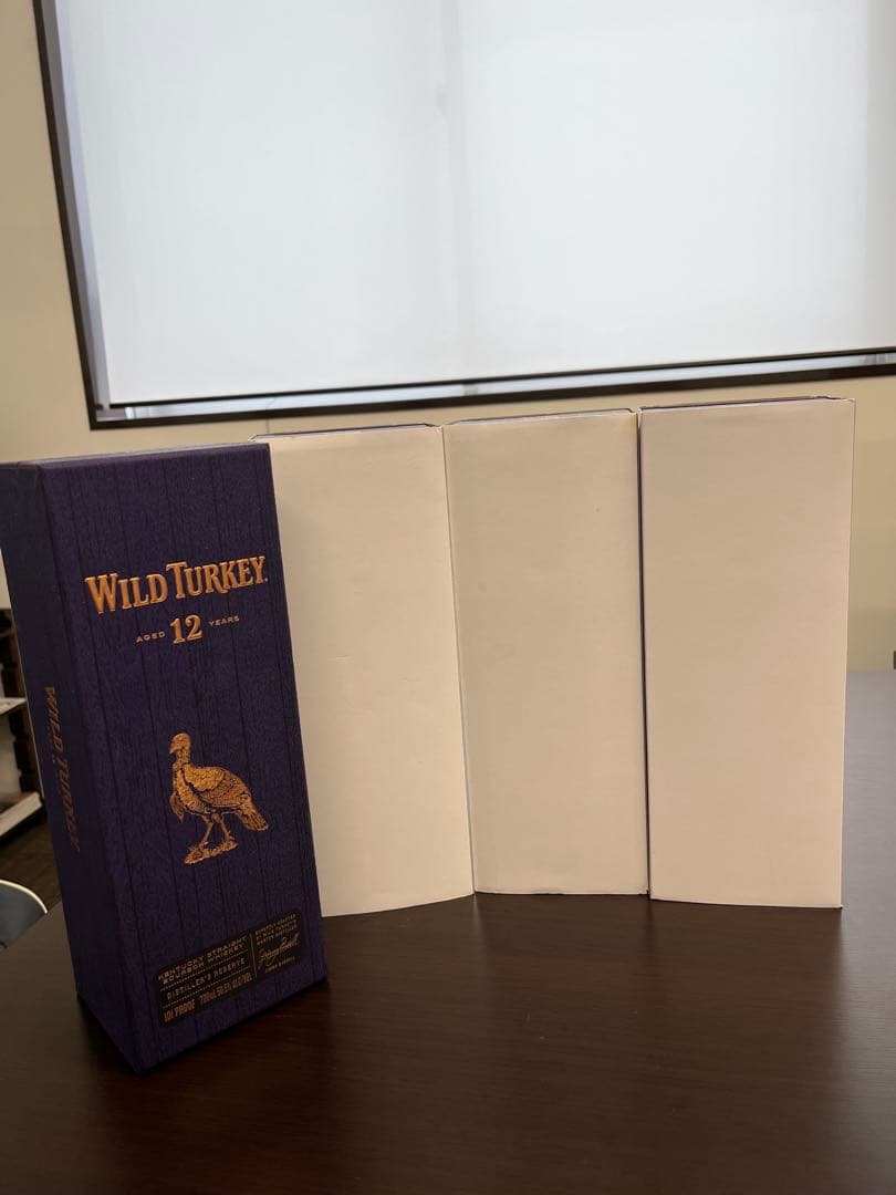 Wild Turkey 12年 4個2本セット 専用ボックス入り