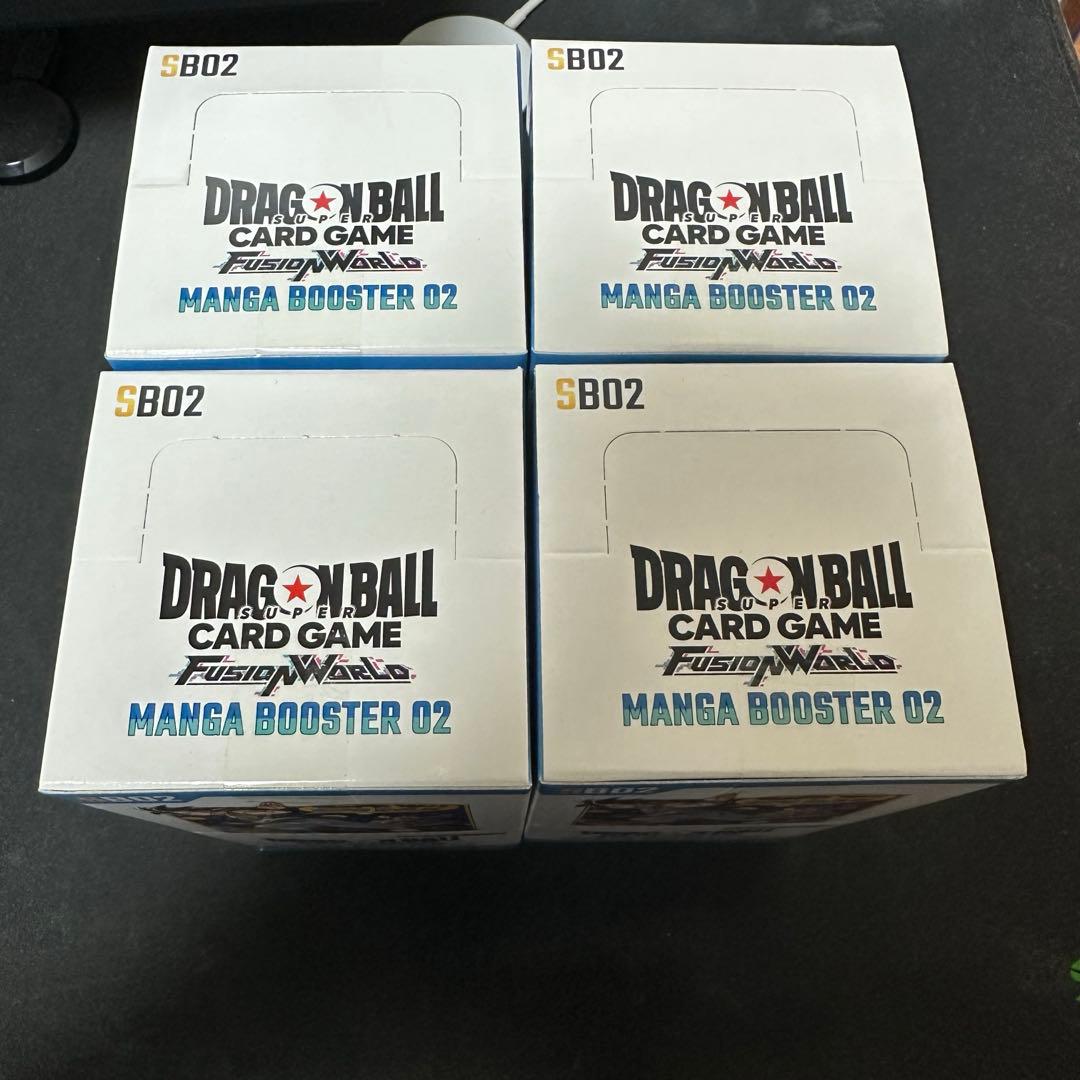 ドラゴンボールカードゲーム MANGA BOOSTER 02 4boxセット