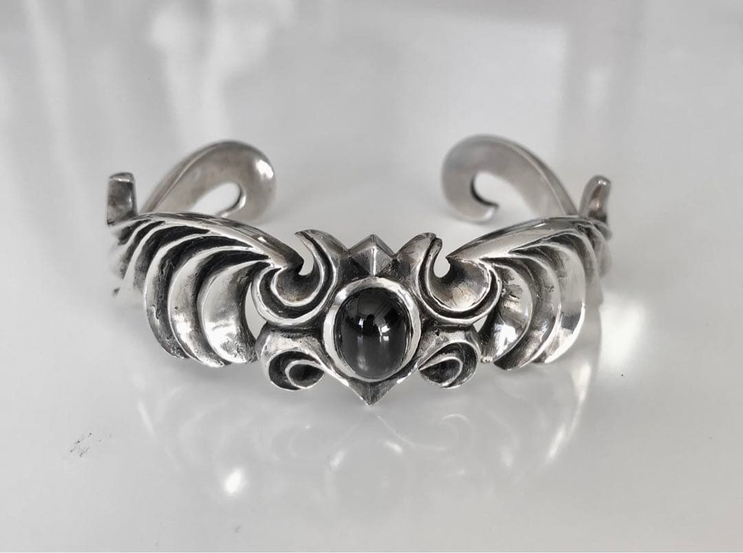 ☆ 極美品 シルバーバングル&ストーン ＳＶ925