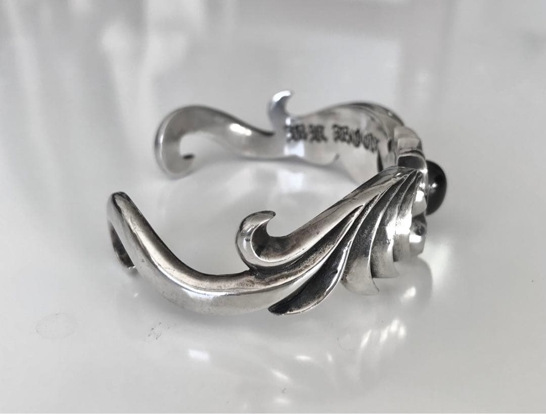 ☆ 極美品 シルバーバングル&ストーン ＳＶ925