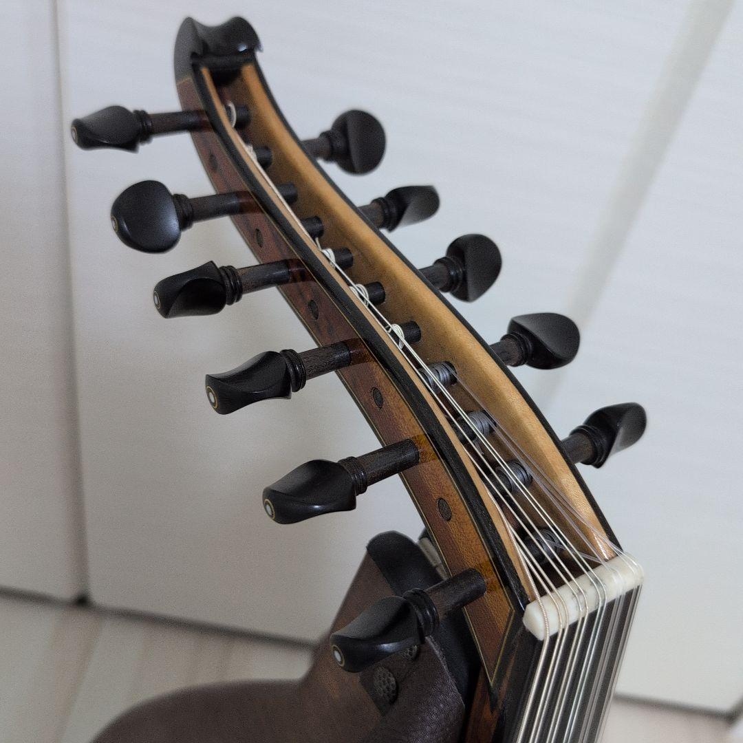 木製トルコウード MirasLuteのブランド ハードケース付き