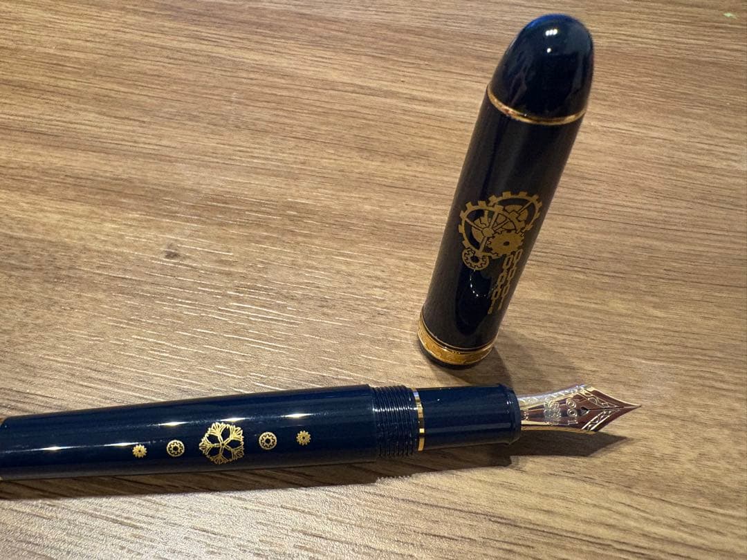 文豪とアルケミスト万年筆　14金