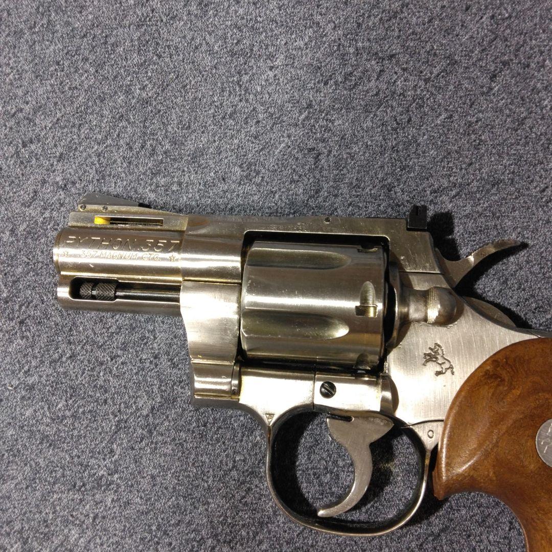 コクサイ　パイソン　2.5インチ金属製モデルガン　SMG規格　ジャンク品