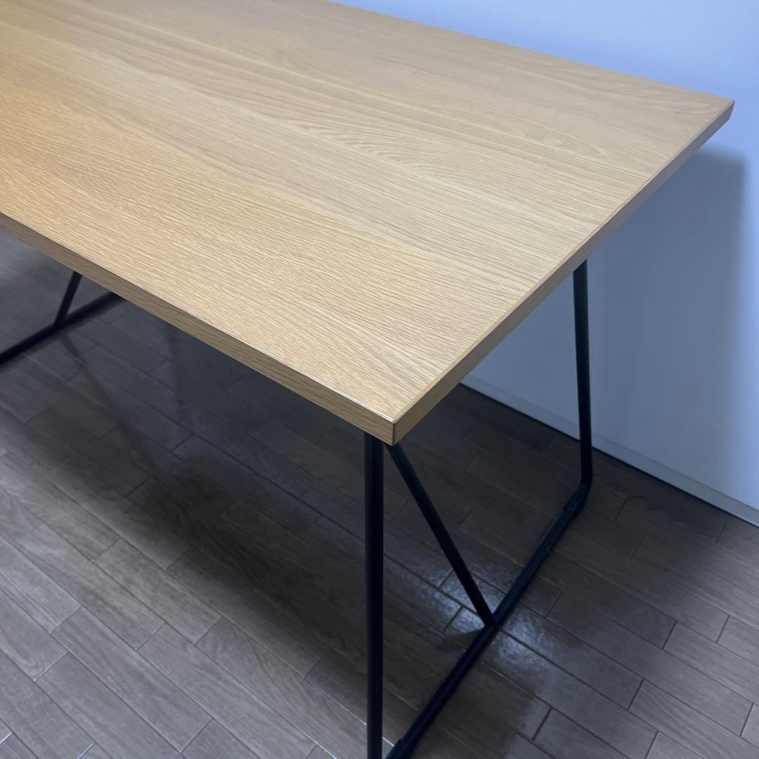 無印良品　折りたたみテーブル　オーク材　幅120cm