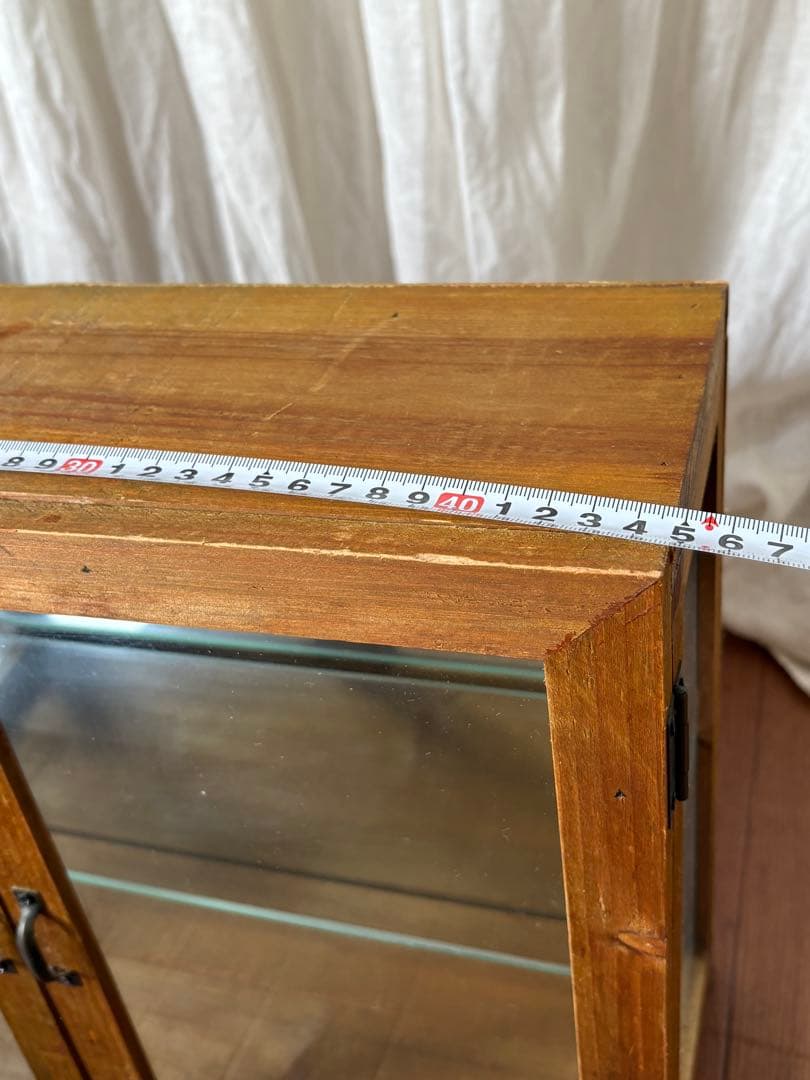 【処分価格10/26迄】ガラスコレクションケースアンティーク古道具ショーケース